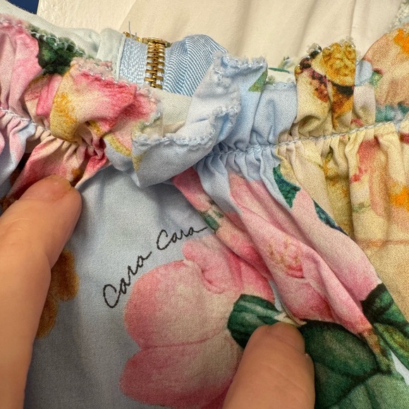 🩵🩷CARA CARA 🩷🩵 Marta Floral Midi Dress size 0 / $595 retail - Picture 8 of 14